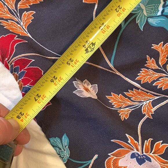 XHILERATION spaghetti strap mini dress, medium, polyester w/ elastic back strap - Picture 6 of 8